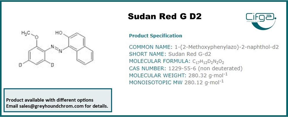 Sudan Red G D2 Certified Reference Material